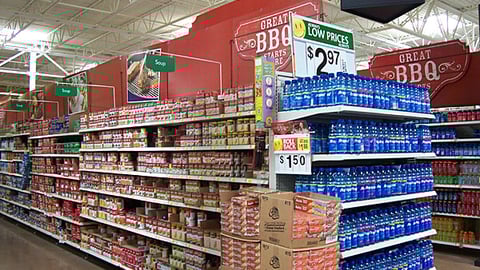 Wal-Mart 'Great BBQ Starts Here' Signage