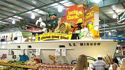 Jungle Jim's General Mills Boat Display