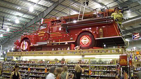 Jungle Jim's Hot Sauce Firetruck Vignette