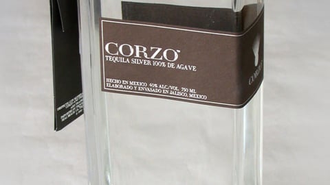 Corzo Tequila Bottle