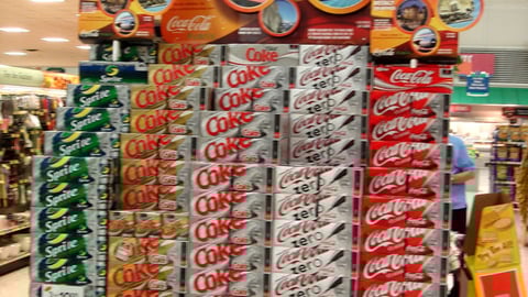 Coke 'Summerbration' Endcap