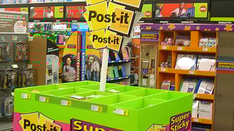 Post-it Pallet Display