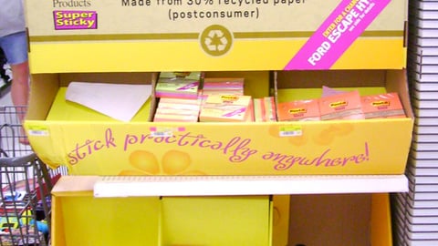 Post-It Recycled Notes Floorstand