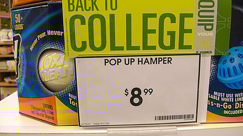 Bed Bath & Beyond  'Equip Your Space' Shelf Sign