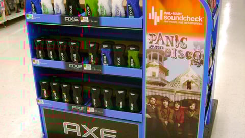 Axe Walmart 'Soundcheck' Pallet Display