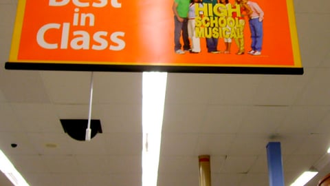 Wal-Mart 'Best in Class' Ceiling Banner