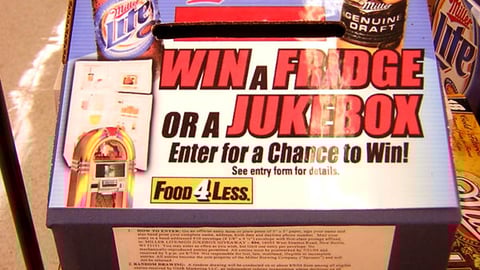 Miller/Food 4 Less Sweeps Entry Box