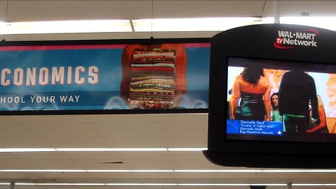 Wal-Mart Back-to-School Ceiling Banner