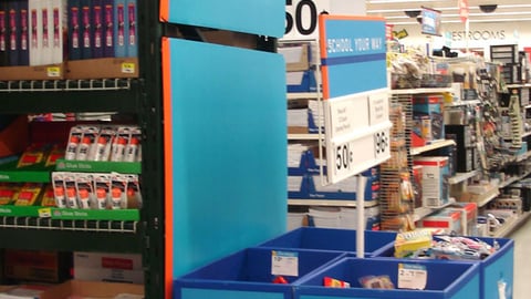 Wal-Mart Back-to-School Bins