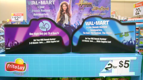 Wal-Mart 'Hannah Montana' Tie-in Header