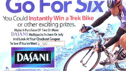 Dasani 'Go for Six' Take-One