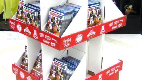 Safeway Olympics 'Insider's Guide' Floorstand