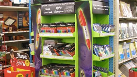 OfficeMax 'Gamer Giveaway' Sharpie Endcap