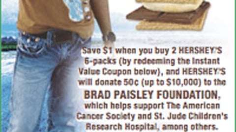 Walgreens/Hershey Brad Paisley EasySaver Feature