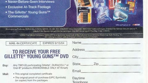 Kmart/Gillette Feature