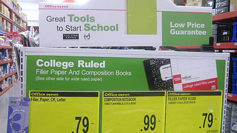 Office Depot 'Great Tools to Start School' Header