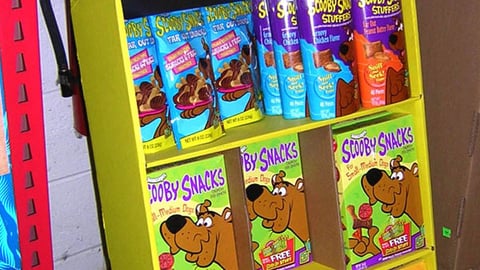 Del Monte Scooby Snacks Display