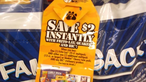 Frito-Lay/Bic Hang Tag