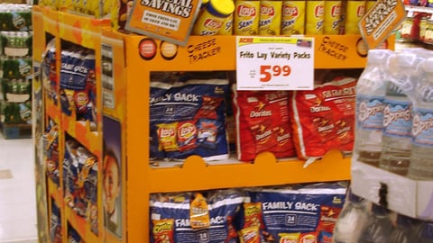 Frito-Lay Back-to-School Pallet Display