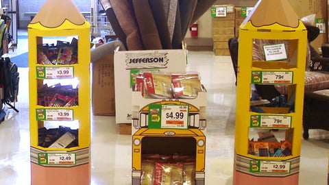 Giant Back-to-School Floorstands
