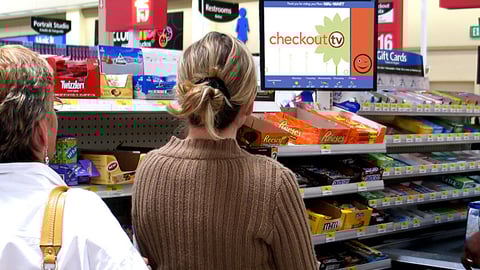 Supermarket Checkout Spring TV Advertising