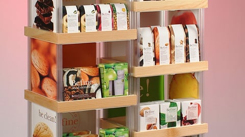 BeFine Skin Care Floor Display