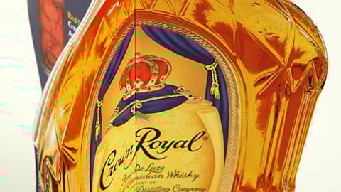 Crown Royal Snap Mobile Table Tent