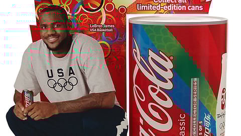 Coke 2008 Olympic Motion Standee