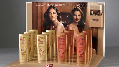 Jergens Natural Glow Counter Display