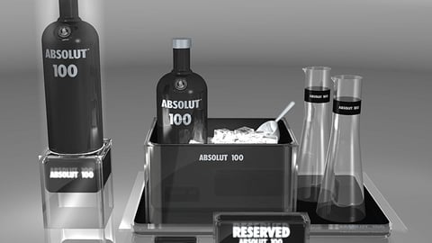 Absolut 100 Bottle Club Kit