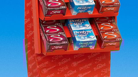 Cadbury Adams 136-count Floorstand