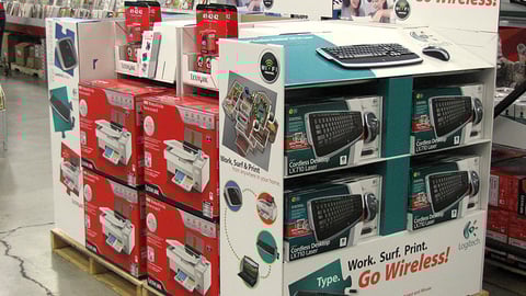 Sam's Club Wireless Pallet Display