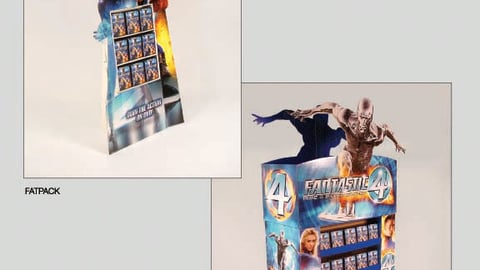 "Fantastic 4: Rise of the Silver Surfer" Displays