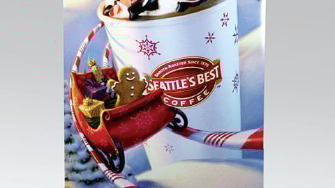 Seattle's Best Coffee Holiday Banner