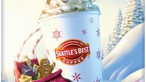Seattle's Best Coffee Holiday Poster