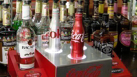 Coca-Cola Illuminated Backbar Display