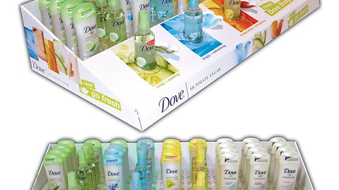 Dove Body Mist Shelf Tray