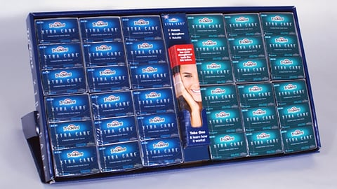 Trident XTRA Care CVS Counter Display