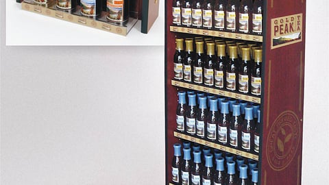 Coca-Cola Gold Peak Tea Floorstand