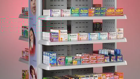 Military PX Health Center Endcap