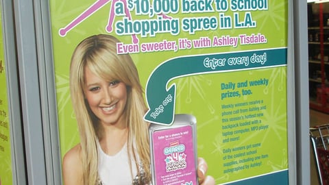 Staples Back-to-School Sweepstakes Sign