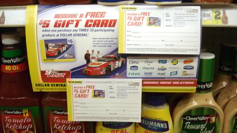 Unilever/Dollar General Shelf Sign