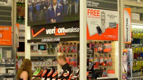 Home Depot Verizon Kiosk