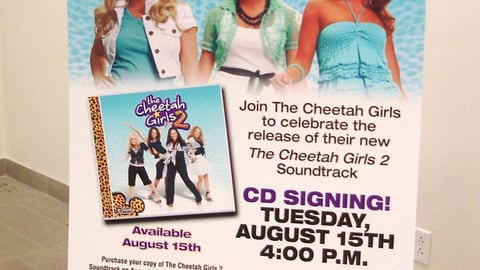 Wal-Mart In-Store Event Easel