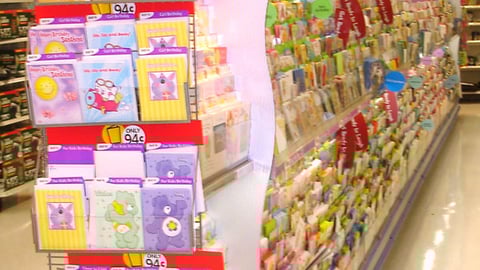 Wal-Mart/American Greetings Card Aisle
