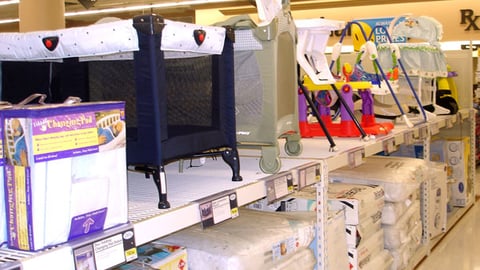 Wal-Mart Baby Low-Rise Gondolas