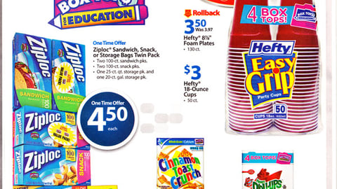 Walmart 'Box Tops' Feature