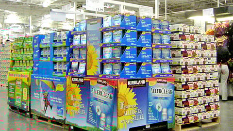 Costco Allergy Relief Pallets