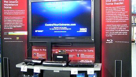 Sam's Club Sony HDNA Display