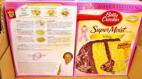 Kroger Betty Crocker 'Giving Hope' Packaging